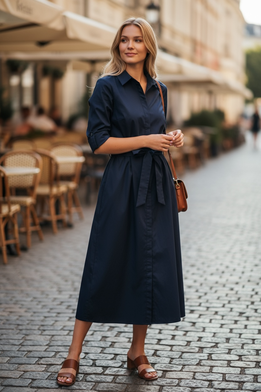 Avery Button Down Dress