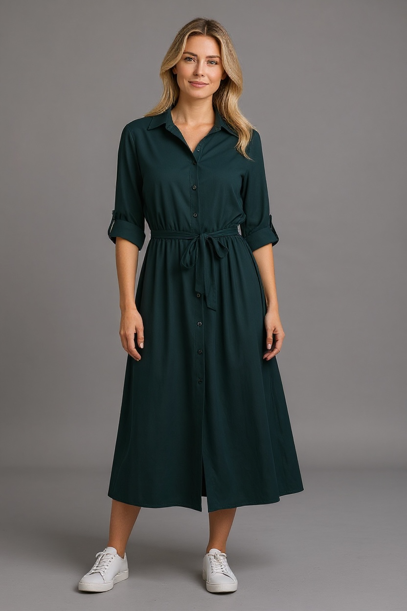 Avery Button Down Dress