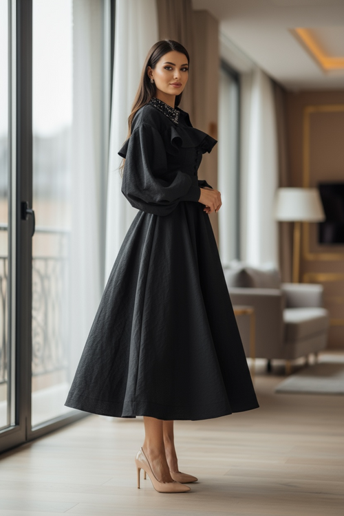 blazer dress with pleated skirt Women's Tailored Cinch Blazer Dress with Pleats - Black - US 2 - Nicole